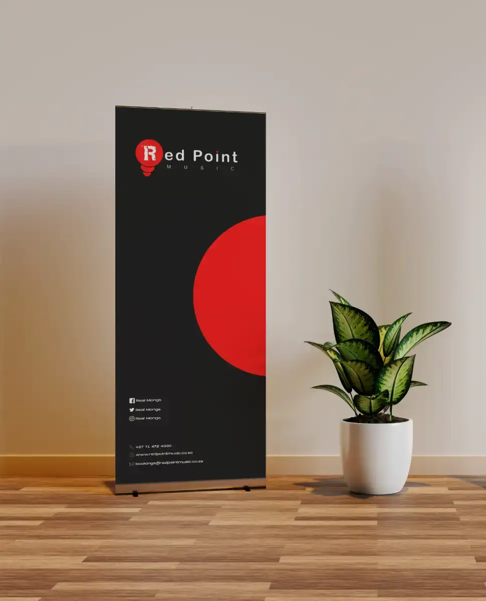 Red Point Pull-Up Banner